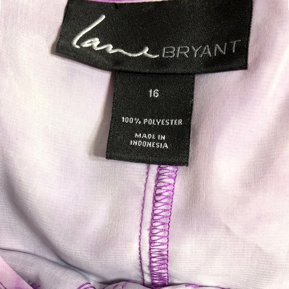 🌟SALE🌟🌼LANE BRYANT Purple Tie Dye Top🌼 - Picture 10 of 13